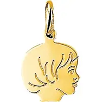 Trendjuwelier huiscollectie 4013113 Gouden bedel kinderkopje meisje