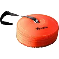 Precision Pro Flat Cone 40 Units Oranje 8.5 cm
