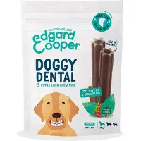 Edgard & Cooper 4x Doggy Dental Sticks Aardbei - Frisse Muntolie