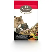 Deli Nature 5x Rodelicious Dwerghamsters, Muizen en Gerbils 750 gr
