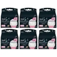 Wilkinson Sword Intuition Ultra Moisture Navul Scheermesjes ***Beste Koop*** 6 x 3 Stuks