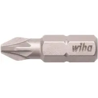 Wiha 10153 10153 Kruis-bit Aandrijving: 1/4 (6,3 mm) Uitvoering: Kruiskop Pozidriv PZ 2 25 mm