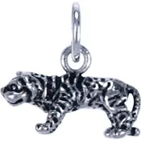 MOOYE ® - Collectie Zilveren Tijger klein ketting hanger