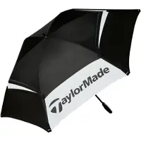 TaylorMade Double Canopy Paraplu White/Black 68"