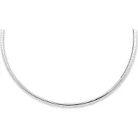 Montebello Ketting Blomme - 316L Staal - Omega Schakel - 4mm - 50cm
