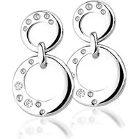 Montebello Oorbellen Nyon - 925 Zilver Gerhodineerd - 24x10mm