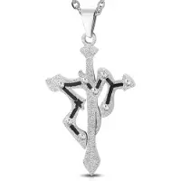 Montebello Ketting Boogschutter - 316L Staal - Horoscoop - 30x50mm - 60cm