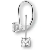 Montebello Oorbellen Mona L - 925 Zilver Gerhodineerd - ∅8mm - 23mm