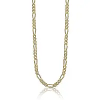 Montebello Ketting Figaro - 925 Zilver Verguld - 40cm - 1mm