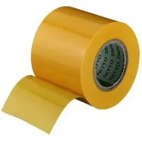 Nitto Plakband Tape, 50 mm x 10 mtr, geel - 8 rollen