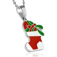 Montebello Ketting Christmas - 316L Staal - Kerst - 37x40mm - 45cm