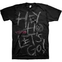 Rock Off Ramones - Hey Ho Heren T-shirt - S - Zwart