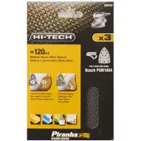 Piranha schuurgaas voor Bosch PSM80A K120 X39157-XJ