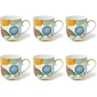 Pip studio Mok Royal Flowers Small 260 ml (Set van 6)