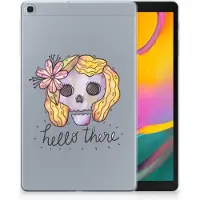 B2Ctelecom Tablet BackCover Samsung Galaxy Tab A 10.1 (2019) Boho Skull