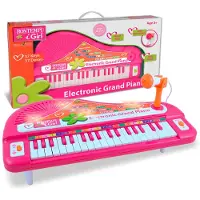 Bontempi - Small piano w / microphone and light effects (102071)