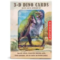 Kikkerland 3-D Dinosaur Playing Cards