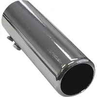Autostyle Uitlaatsierstuk Staal/Chroom - rond 50mm - lengte 150mm - 44-47mm aanlsuiting