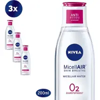 Nivea Essentials Verzachtend & Verzorgend Micellair Water - Gezichtsreiniger - 3 x 200 ml - voordeelverpakking