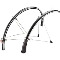Sks B35 Spatbord 28" met reflectiestrepen, zwart 2022 Vaste spatborden