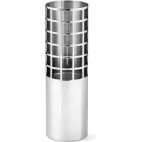 Georg Jensen Matrix Vaas Tube - Ø 4,8 cm - Hoogte 15,4 cm - RVS