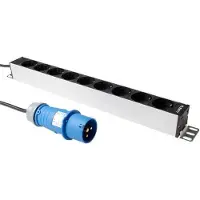Plenty PLA416-9-4CEE PDU Stekkerdoos met 9x Type F Sockets