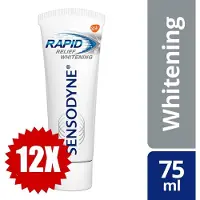 Sensodyne - Tandpasta - Rapid Relief - Whitening - 75ml x 12