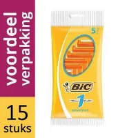 BIC 15x5st Bic 1 Sensitive Scheermesjes voordeelverpakking