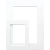 Deknudt Frames passe-partout - wit - foto 30x40 - buitenformaat 40x50