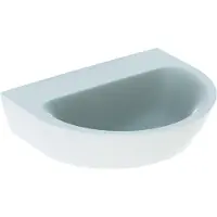 Geberit Renova wastafel 55 cm zonder kraangat zonder overloop, wit