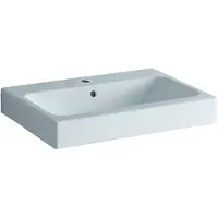 Geberit iCon wastafel 60 cm 1 kraangat met overloop KeraTect, wit