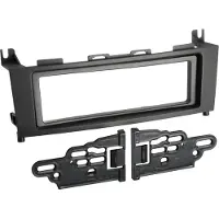 ACV 1-DIN frontpaneeladapter compatibel met Mercedes GLK-Class 2010 - 2012 zwart