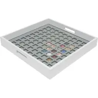 Deknudt Frames dienblad voor champagnecapsules wit hout