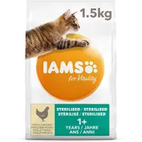 IAMS 4x Kat Adult Sterilised - Overweight Kip 1,5 kg