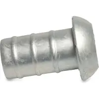 PVC handel Snelkoppeling staal gegalvaniseerd 133 mm x 2 1/2" M-deel Perrot x buitendraad type Perrot