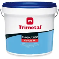 Trimetal Magnatex Velours Sf - 10 l - 13 m²/l - Wit - Afwerkingslaag