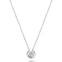 Blush Ketting van 14 karaat witgoud met zirkonia 3052WZI