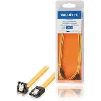 Valueline SATA 6 Gb/s Kabel Intern SATA 7-Pins Female - SATA 7-Pins Female 1.00 m Geel