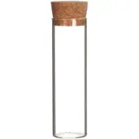 Packlinq Glazen reageerbuisjes met kurk Ø3cm H: 10 cm (12 st.)