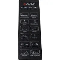 Pure Mat Zwart 182 x 61 x 0.4 cm