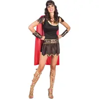 Boland Gladiator girl jurkje (bruin, goud en rood)