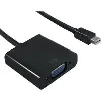 Value Mini DisplayPort 1.1 naar VGA adapter / zwart - 0,15 meter