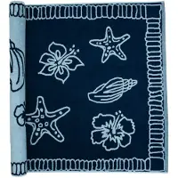 The One Towelling The One Strandlaken Hawaii 90x190cm Navy/Licht Blauw