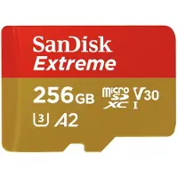SanDisk MicroSDXC Extreme 256GB 160MB/s + SD Adapter
