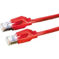 Secomp DÄTWYLER S/FTP Patchkabel Cat.6 (Class E), CU 7702 flex LS0H, Hirose TM21, rood, 2 m