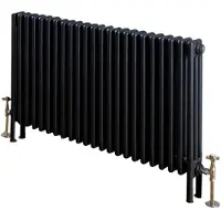 Eastbrook Rivassa 3 koloms verwarming 60x114,8cm Antraciet 2038 watt