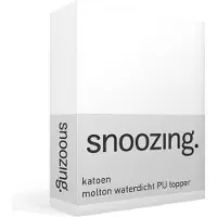 Snoozing katoen molton waterdicht PU topper hoeslaken