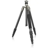 Mantona Titanium Carbon tripod Digitaal/filmcamera 3 poot/poten Zwart, Grijs