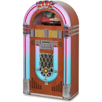 Ricatech RR4000, LED jukebox 80W TT,FM,DAB,BT,CD, bruin