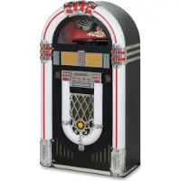 Ricatech RR2500, LED jukebox 60W TT,FM,BT,CD, zwart